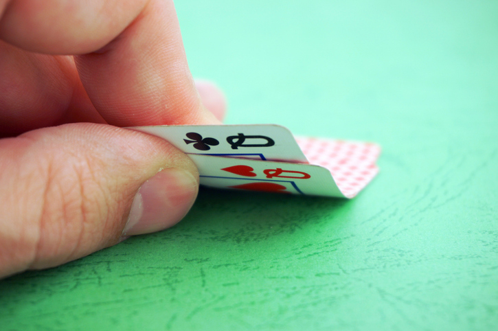 Two Queen. Good hand in the game of poker.