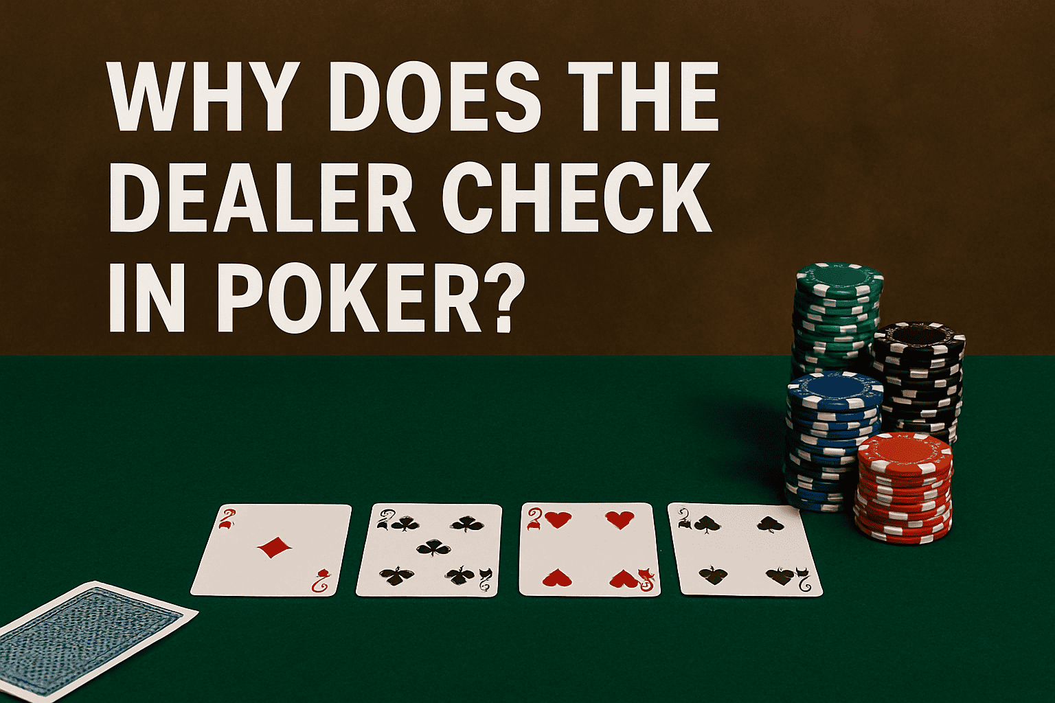Why Does the Dealer Check in Poker