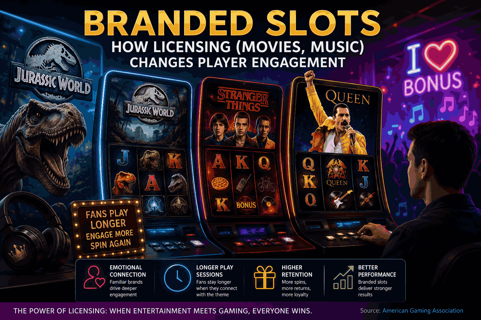 Branded Slots and Player Engagement