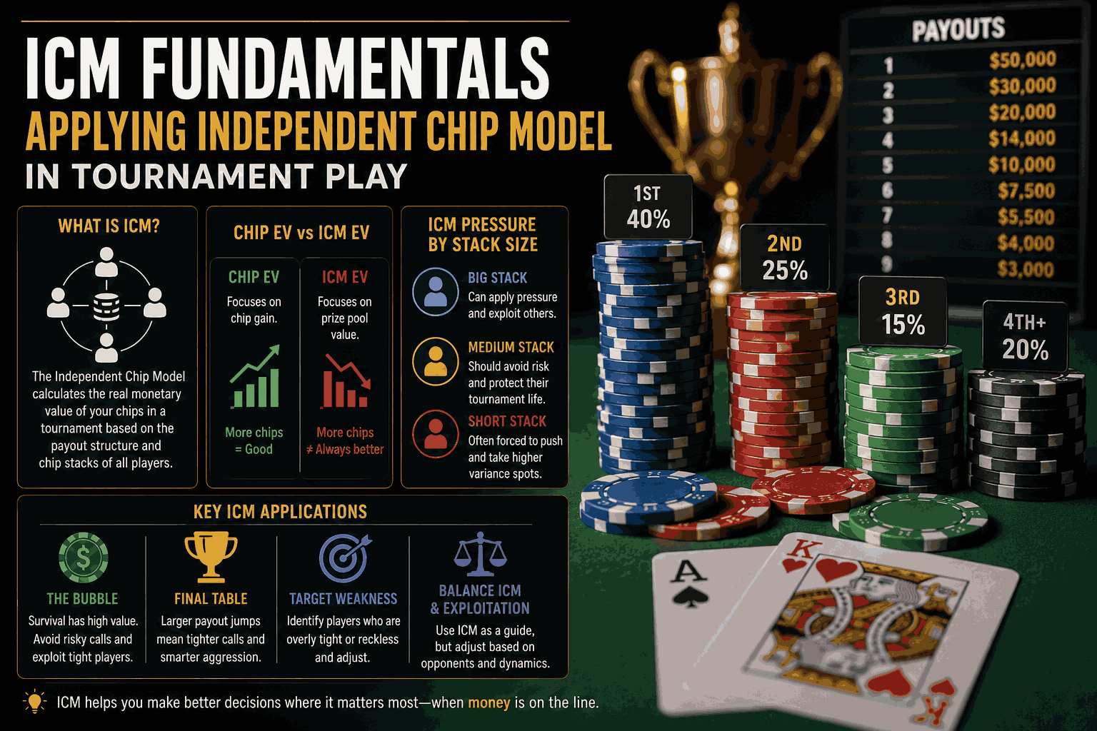 ICM Fundamentals in Tournament Poker
